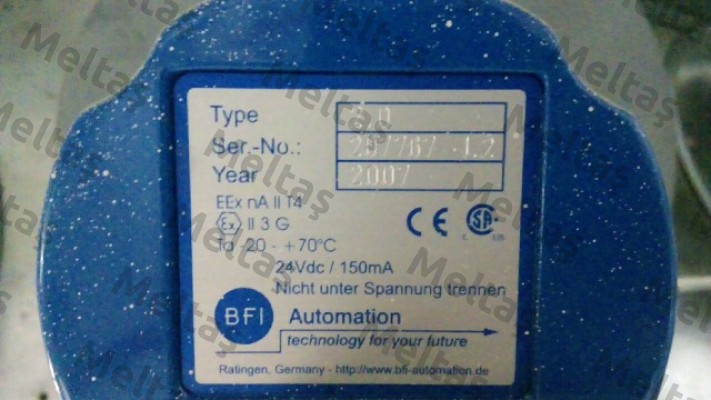 Part.-No.S 507H (Type 2.0 ) BFI AUTOMATION