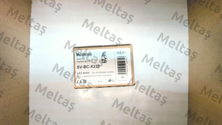 Art. No. OEZ:20235, Type: SV-BC-X230 OEZ