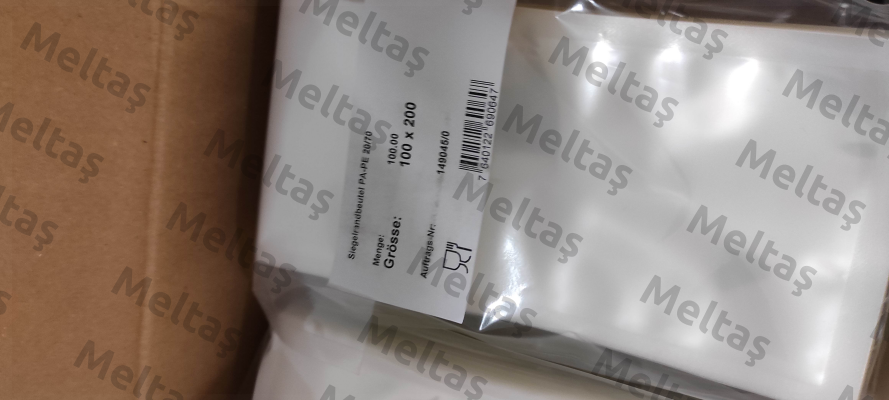 PA/PE sealed edge bag - 100 x 200 mm; 90 µm Audion Elektro