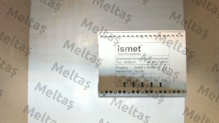 729093 \ ESBD-K 16 Ismet