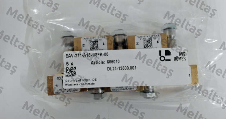 P/N: 605010 Type: EAV-211-A15-1/8FK-00 Avs Römer