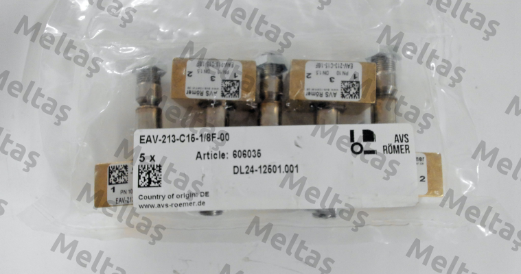 P/N: 606035 Type: EAV-213-C15-1/8F-00 Avs Römer