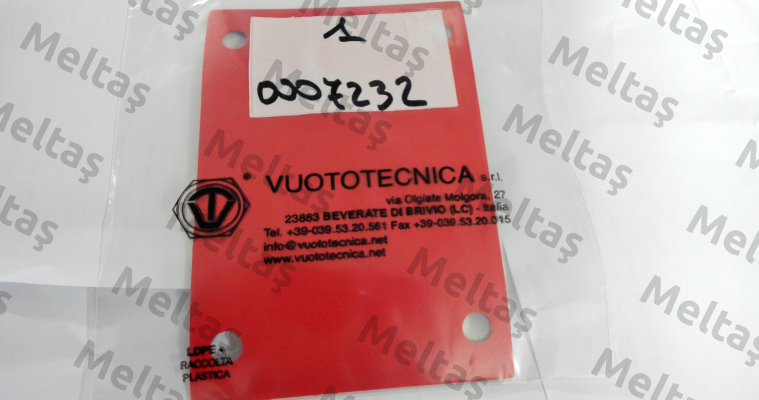 0007232 Vuototecnica