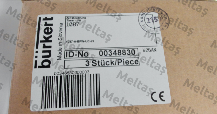 348830 / 1087-A-BFW-UC-29 Burkert