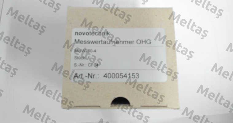 P/N: 400054153 Type: MUW-250-4 Novotechnik
