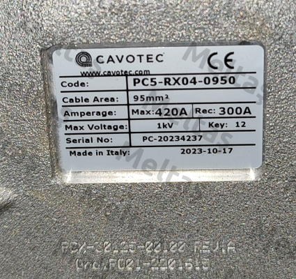 plug for PC5-RX04-0950 Cavotec