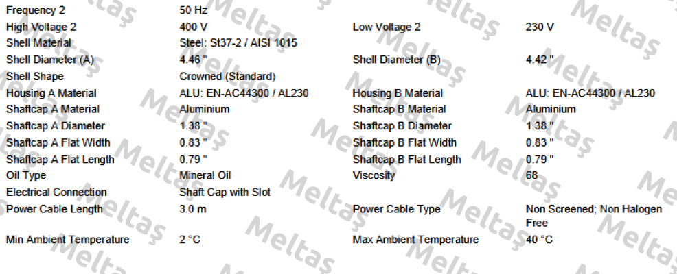 MI-DL0113 DL1133-AAA0AD0U9HSC-374mm Interroll
