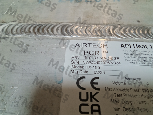 PCR 619-1005 M-BSP API Airtech