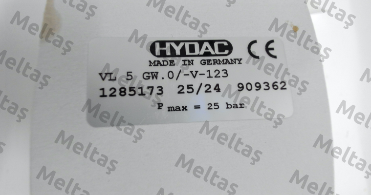 1285173 / VL 5 GW.0/-V-123 Hydac