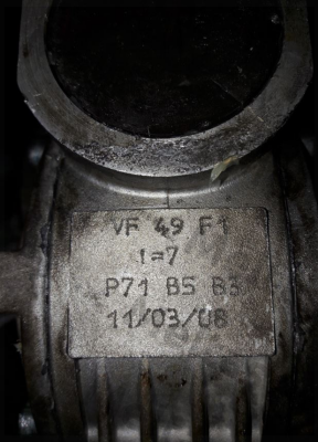 VF 49 F1 7 P71 B5 B3 (200650031) Bonfiglioli
