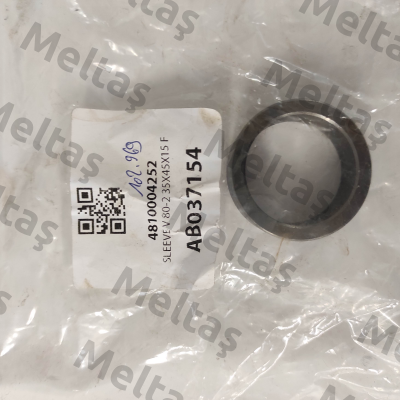 Sleeve old  code 4810004259/ new code 481004252 Varisco pumps