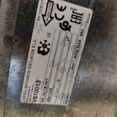 V610013 / DA 18/18 N2T 00 25X1744 VE Chaysol