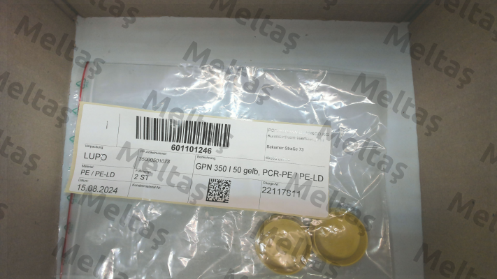 P/N: 350 0050 0000, Type: GPN 350 I 50 Poppelmann