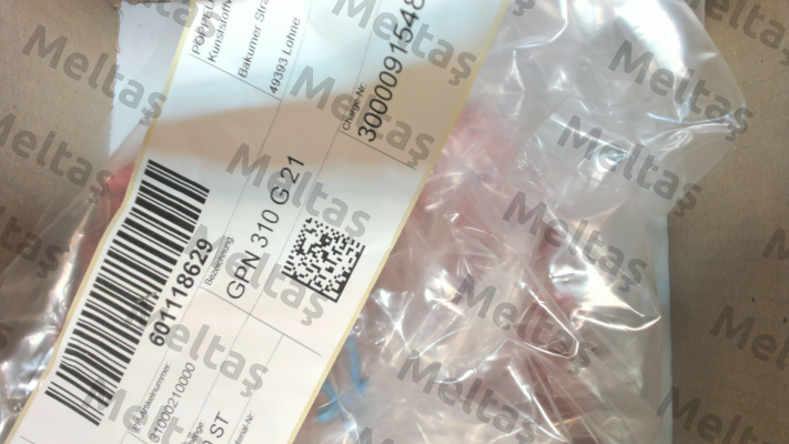 P/N: 310 0021 0000, Type: GPN 310 G 21 Poppelmann