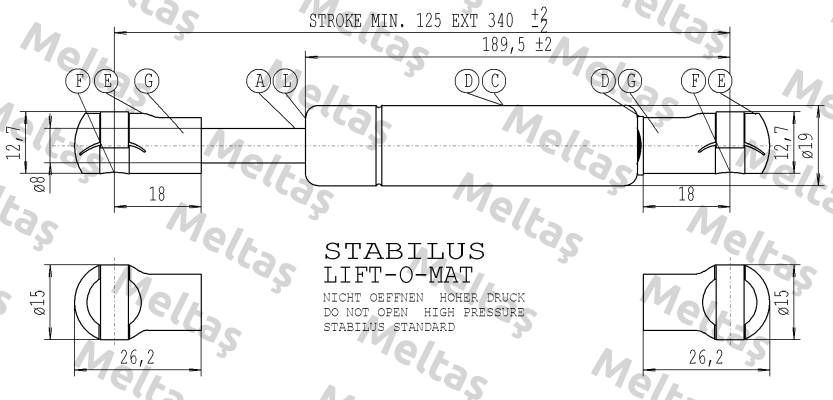 101851/450N Stabilus
