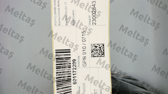 910 0715 0000 / GPN 910 / 0715 Poppelmann