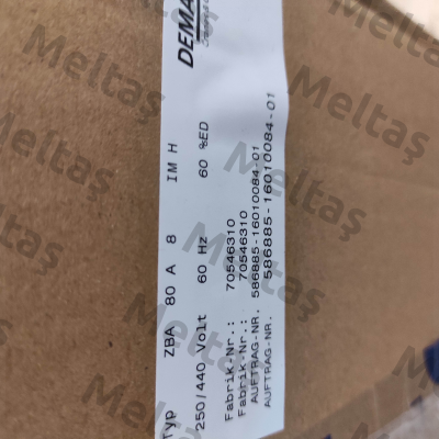 ZBA 80 A 8 B007 H 1 Demag