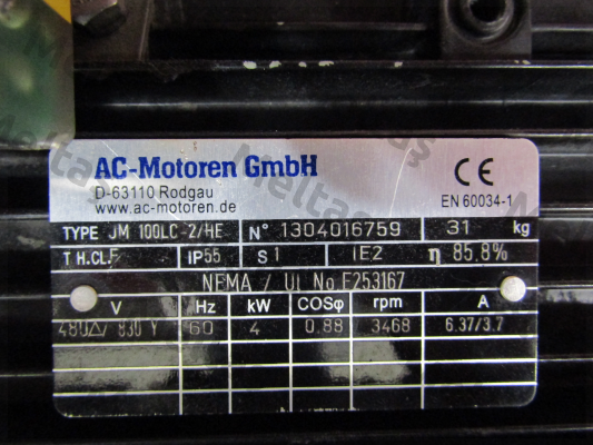 1304016759 obsolete, alternative Siemens 1LE1023-1AA43-5AB4  AC Motoren