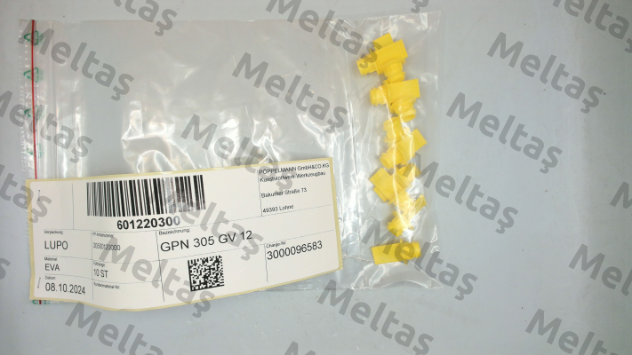 305 0012 0000 / GPN 305 GV 12 Poppelmann