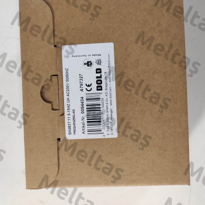 p/n: 0054434, Type: BA9837.11 5-15HZ UH AC230V 50/60HZ Dold