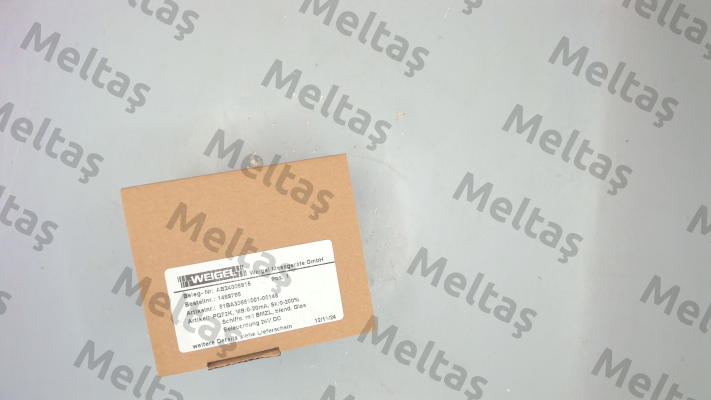 PQ72K (MB: 0-20mA) Weigel