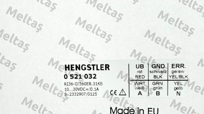 p/n: 0521032, Type: RI36-O/  360ER.31KB Hengstler