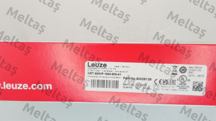p/n: 50025126, Type: HRT 96M/P-1640-800-41 Leuze