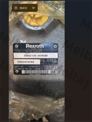 R902474765 / AA10 VSO 71 DFR/31R-VPA42N00 Rexroth