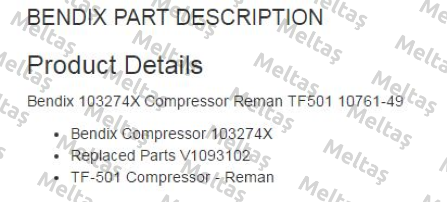 103274X  Bendix