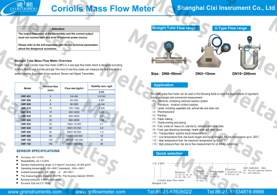 CX-CMFI-40- 4/P/R-I-E (DN 40) CORIOLIS