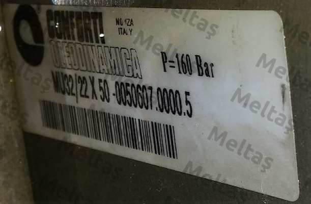 MU32/22 X 50-0050607.0000.5 old code, new code MP 32/22 X 50 S  Conforti Oleodinamica