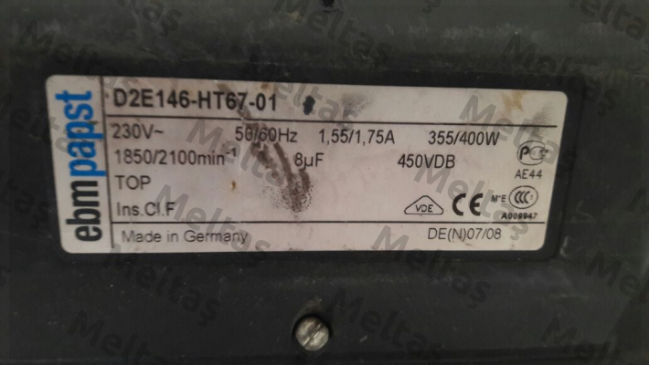 D2E146HT6701 EBM Papst