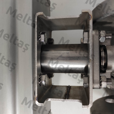 Stainless steel bridge + drive  for ball valve DN50 ( F05-07/14-22mm) Alphair