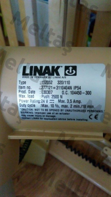Type: 152052 320/110 oem Linak