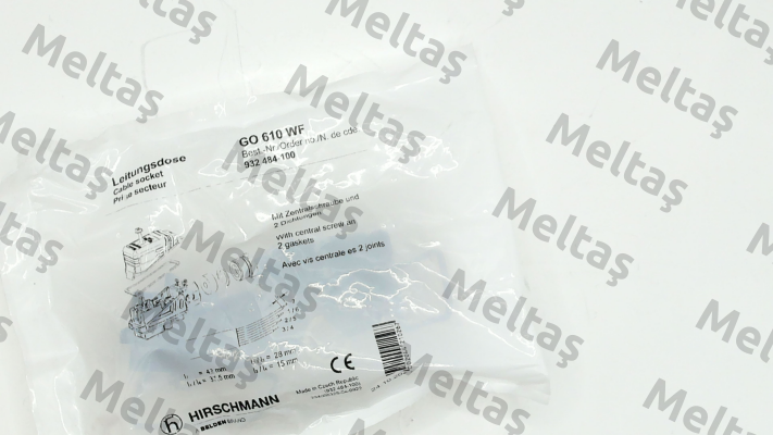 P/N: 932484100 Type: GO 610 WF Belden (Lumberg / Hirschmann)