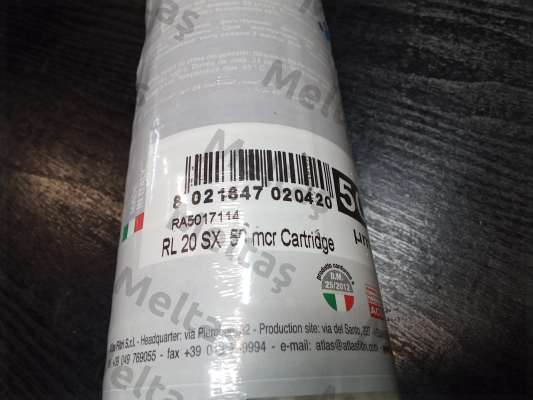 RL 20 SX 50 mcr / RA5017114 Atlas Filtri