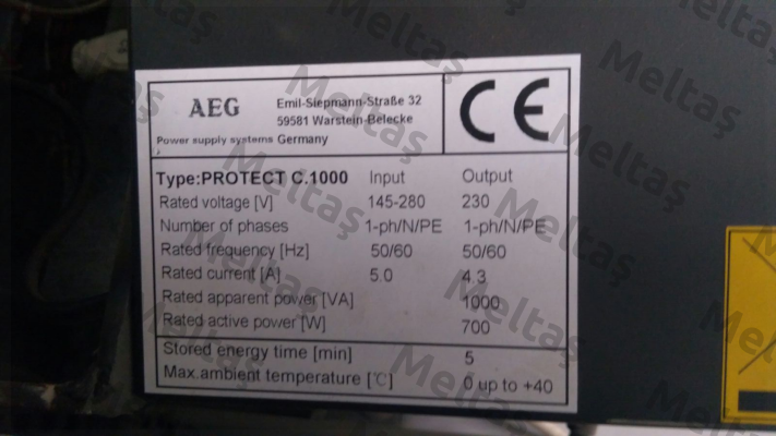 PROTECT C.1000  AEG