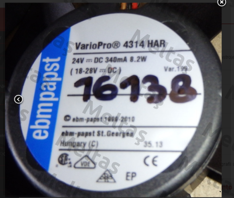 VARİO PRO 4314 HAR oem  EBM Papst