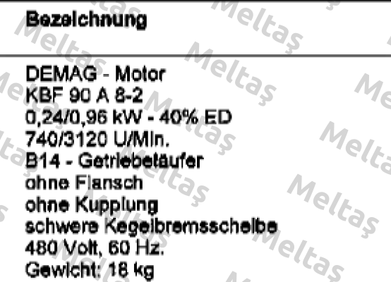 KBF 90A 8/2 Demag