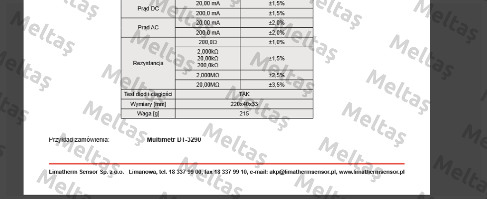 DT-3290 Cem