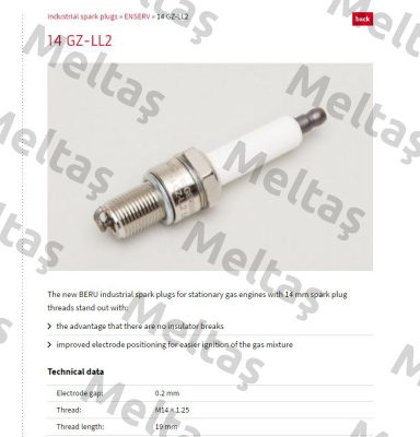 14GZ-LL-2 (EA = 0,2 mm) Beru