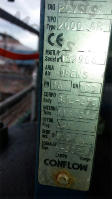 2000AR replacement PCV-104-A CONFLOW