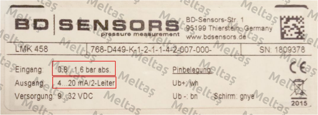 LMK 458  Bd Sensors