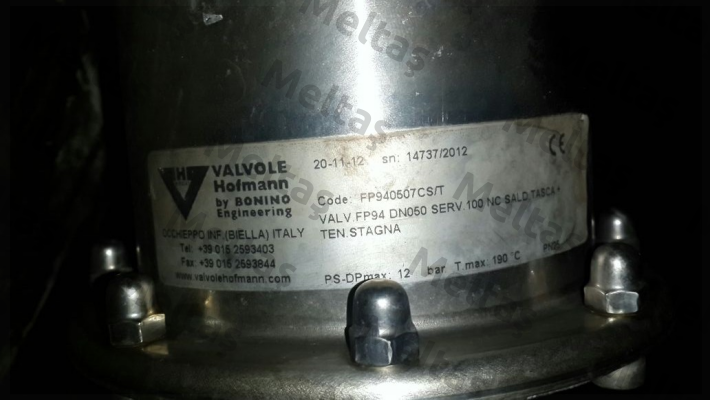 FP940507CS/T  Valvole Hofmann