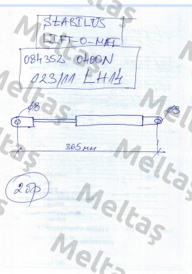 084 352 / 400N Stabilus
