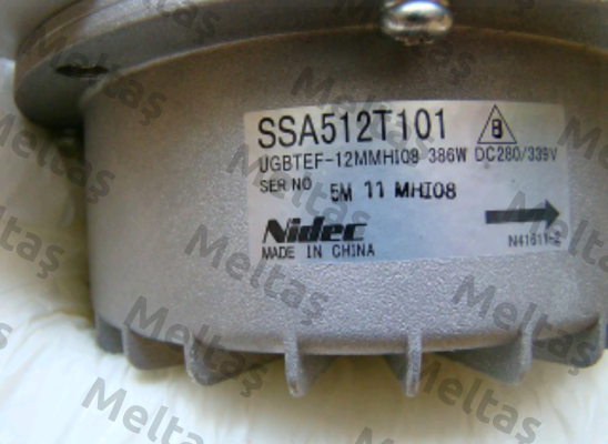 Cover for  SSA512T101  Nidec