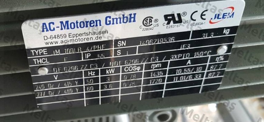 FCA 100 LB-4/ PHE AC Motoren