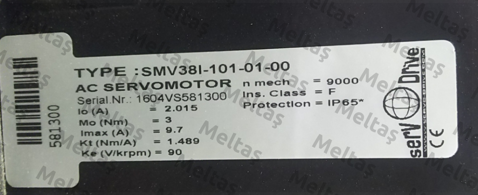 SMV38I-101-01-00 Servotecnica