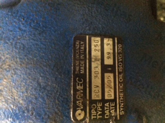 RCV 303 F 250  Varmec
