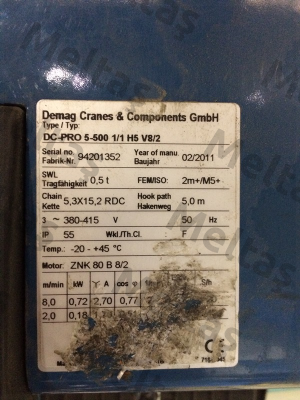 Steuerschalter DSC (77330033) Demag